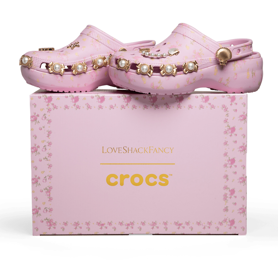 LoveShackFancy Classic Platform Clog - Crocs
