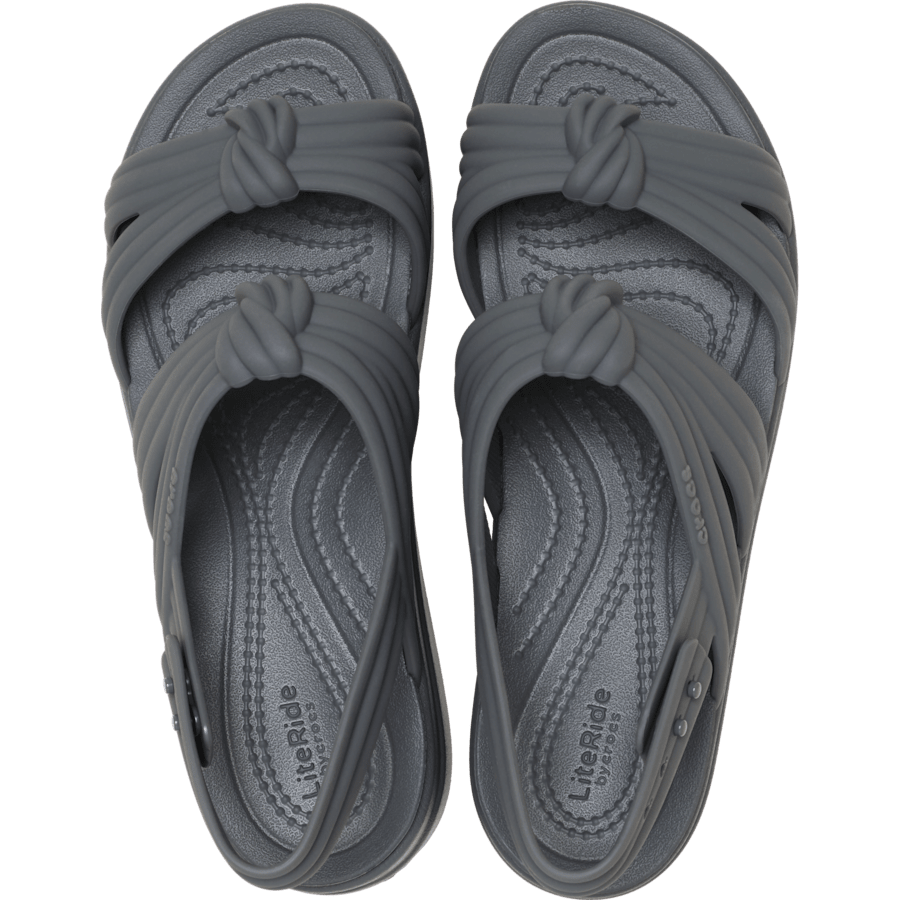 Brooklyn Knot Low Wedge - Crocs