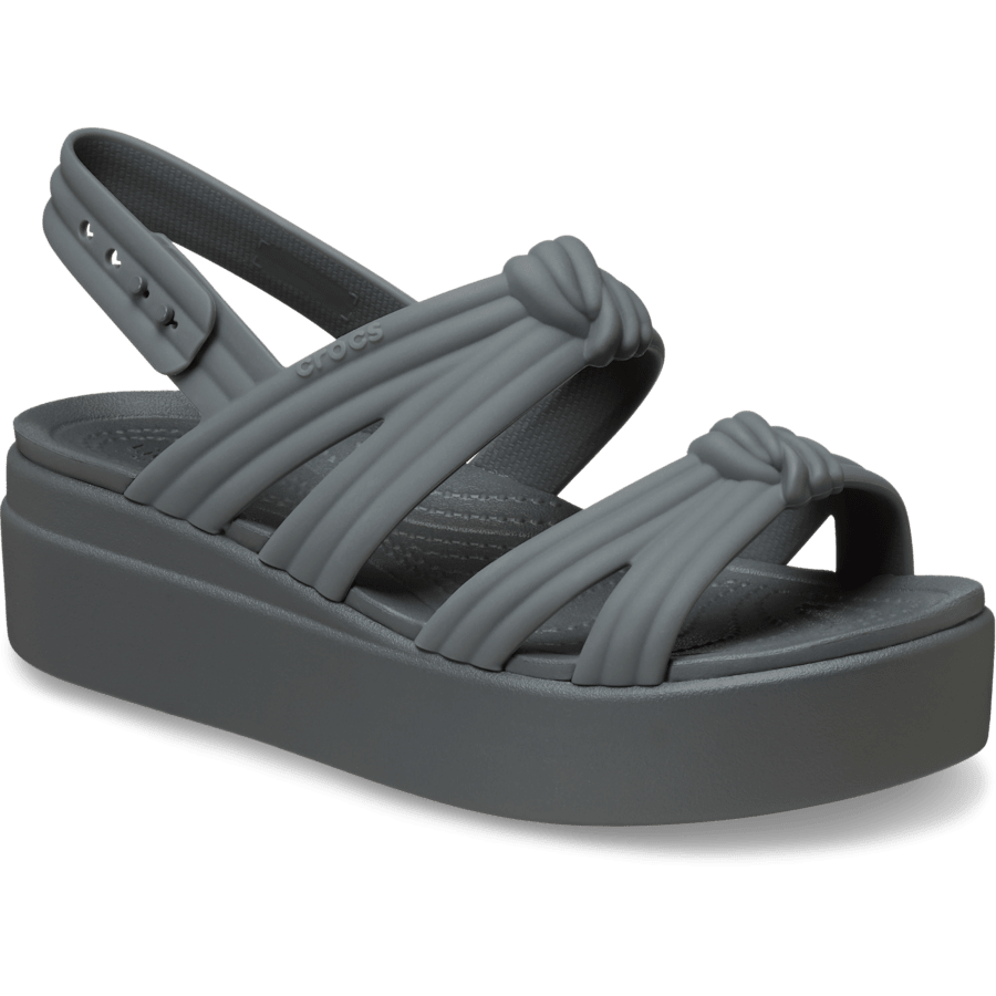 Brooklyn Knot Low Wedge - Crocs