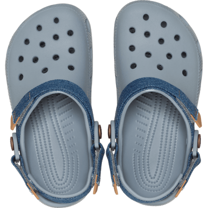 Kids' Classic Denim Adjustable Backstrap Clog - Crocs