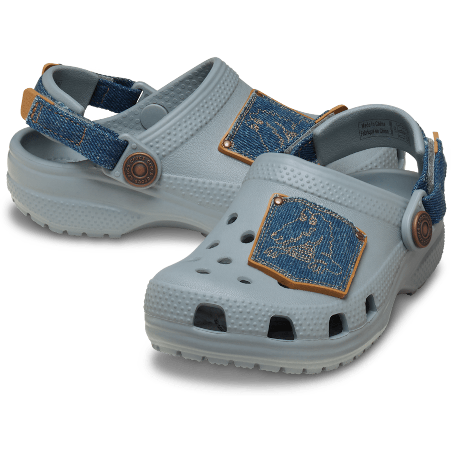 Toddler Classic Denim Adjustable Backstrap Clog - Crocs