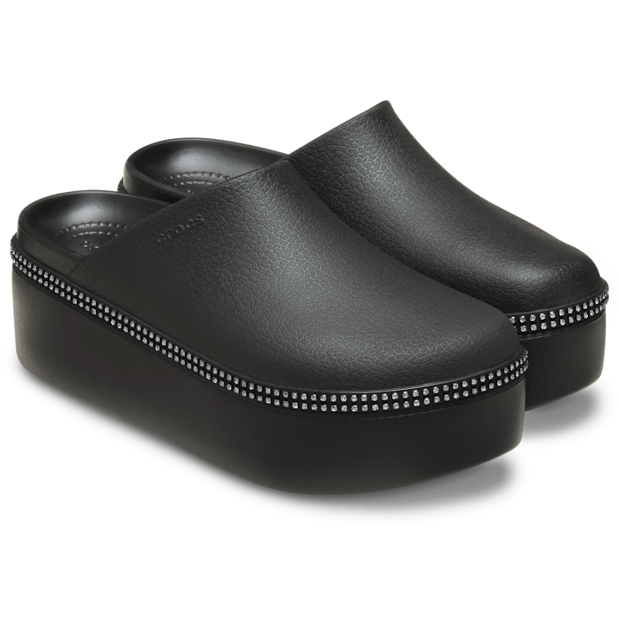 Dylan Platform Diamante Clog - Crocs