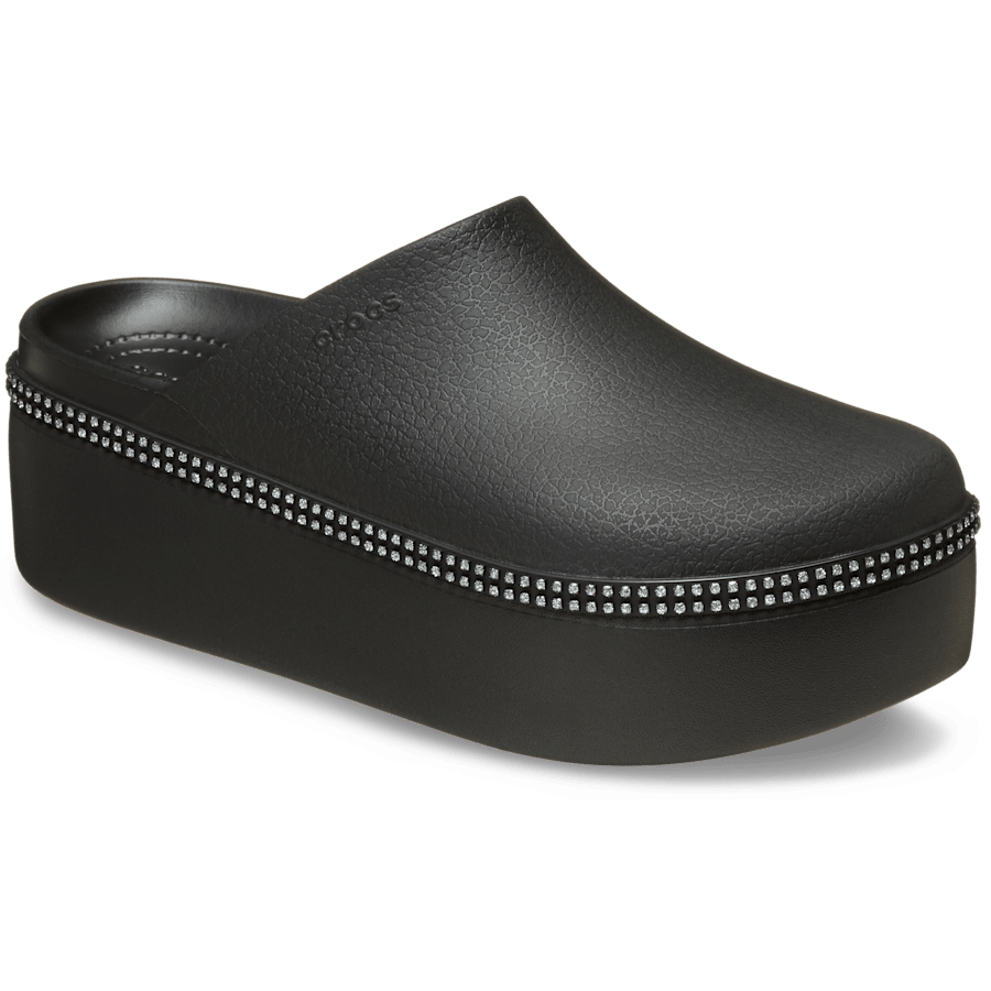 Dylan Platform Diamante Clog - Crocs