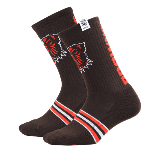 NFL Cleveland Browns Crocs Socks - Crocs