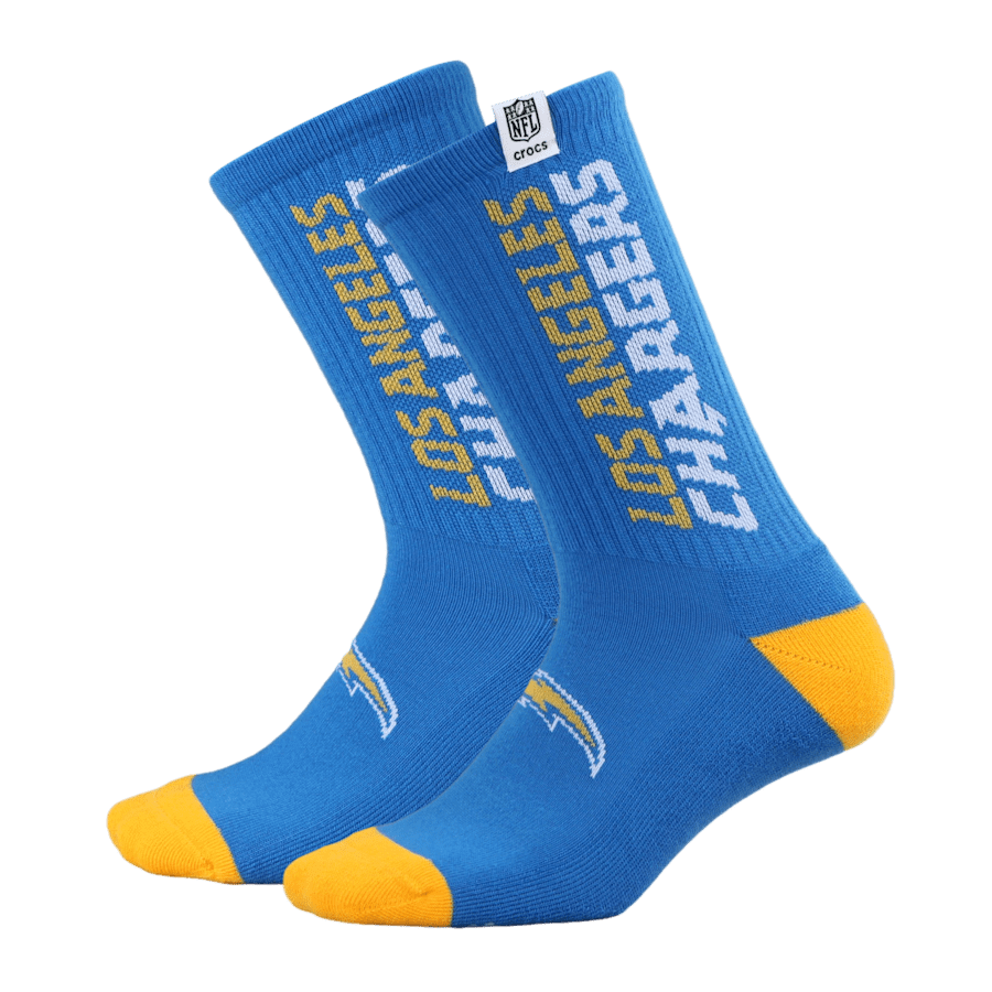 NFL Los Angeles Chargers Crocs Socks - Crocs