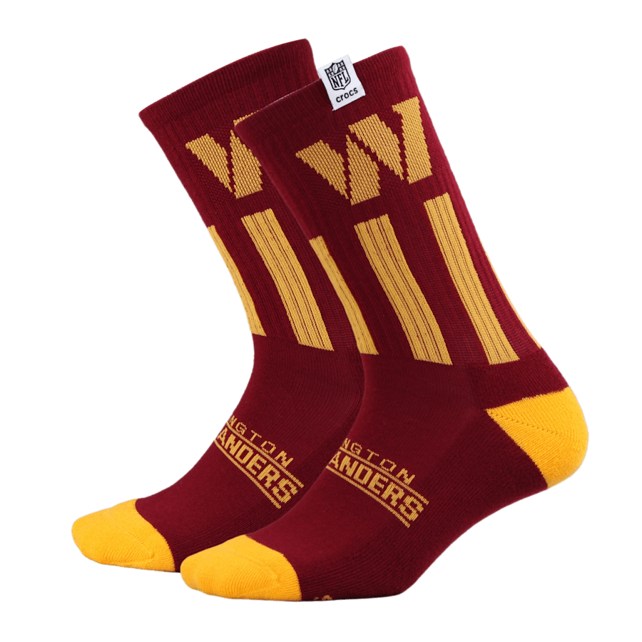 NFL Washington Commanders Crocs Socks - Crocs