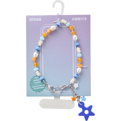 Pearl and Bead Phone Wristlet - Crocs