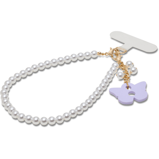 Baroque Pearl Phone Wristlet - Crocs