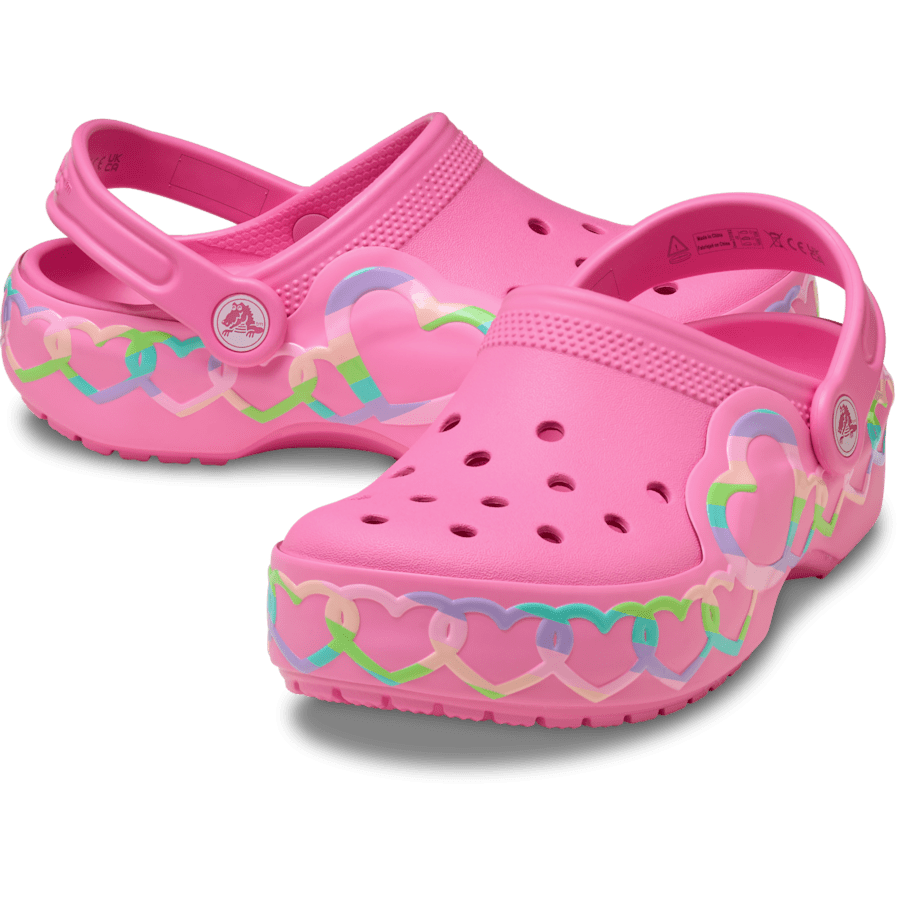 Kids' Classic Heart Lights Clog - Crocs
