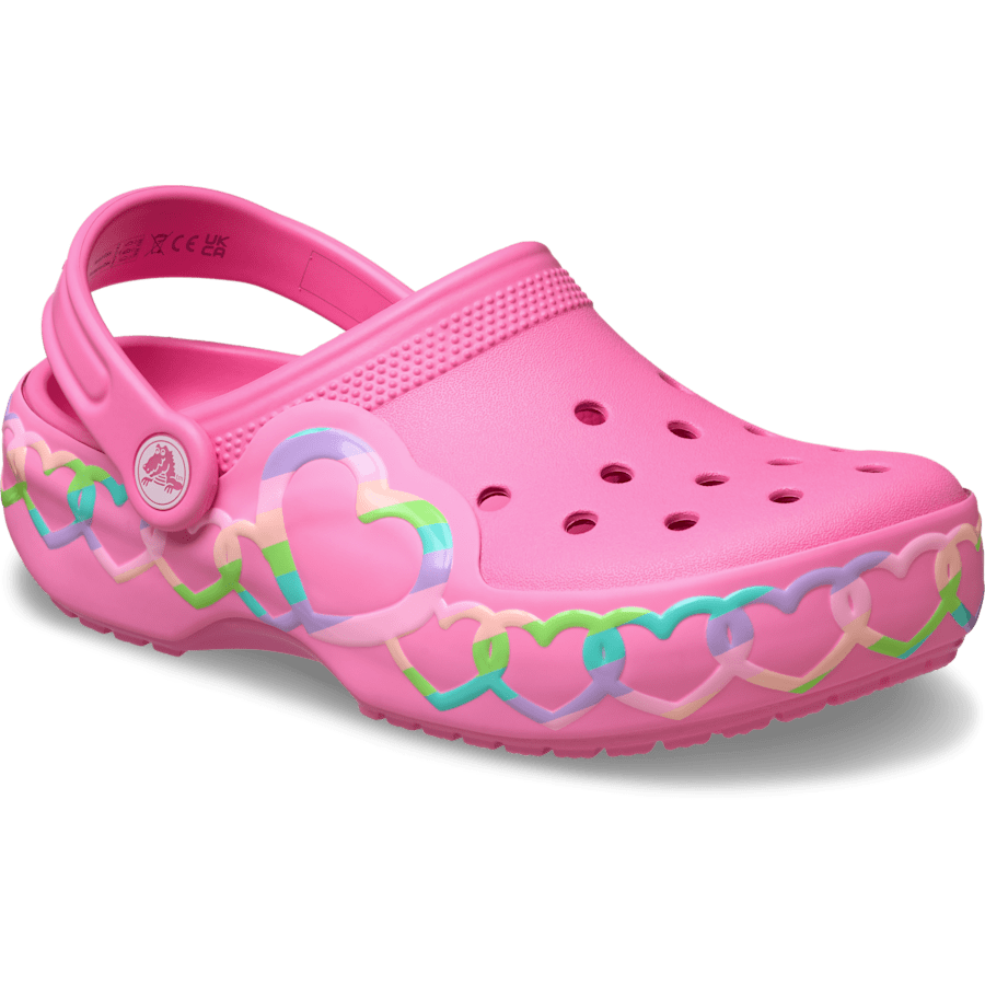 Kids' Classic Heart Lights Clog - Crocs