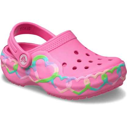 Toddler Classic Heart Lights Clog - Crocs