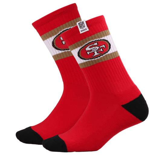 NFL San Francisco 49ers Crocs Socks - Crocs