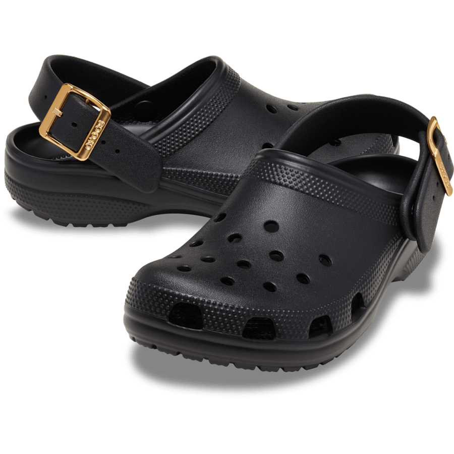 Classic Metallic Buckle Clog - Crocs